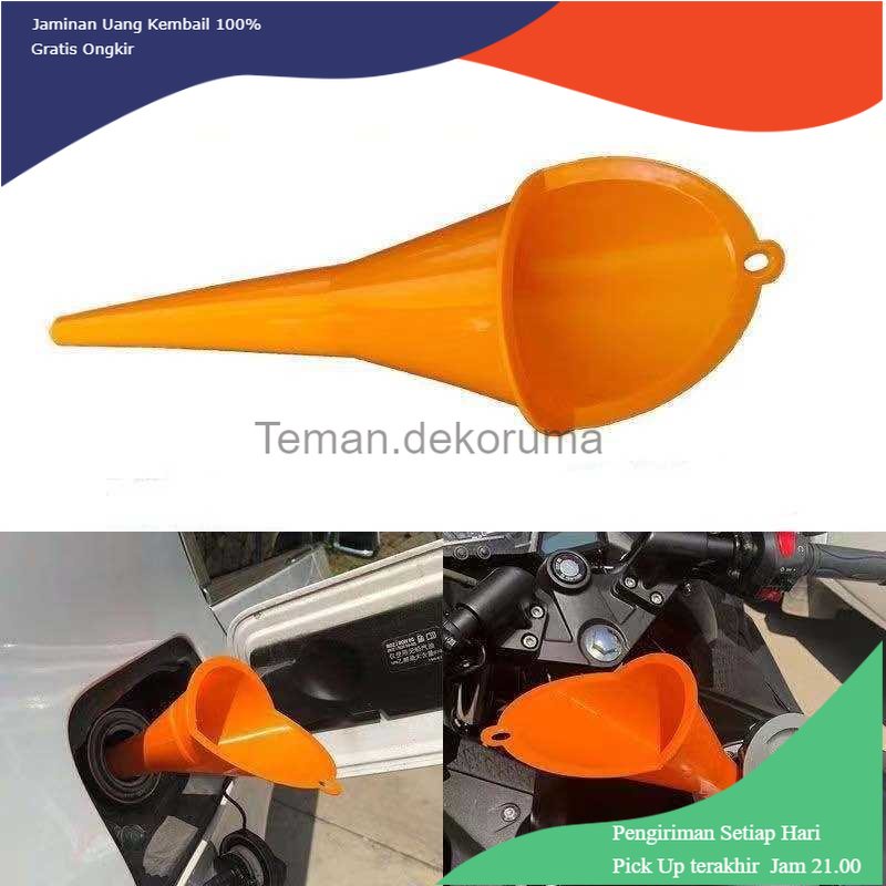 TD - PR1 Carzkool Nozzle Corong Air Minyak Bensin Long Mouth Funnel - XMO755