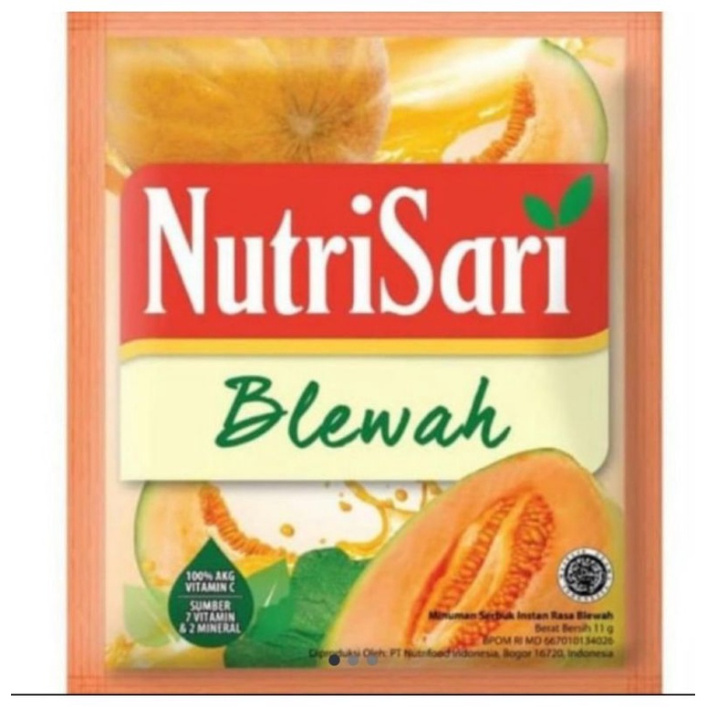 

nutrisari blewah 1 renceng.isi 10 saset