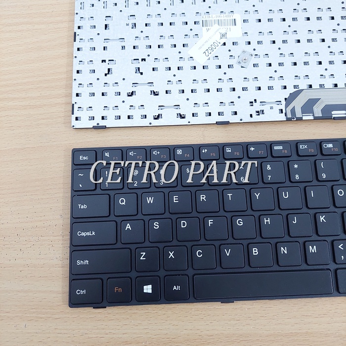 Keyboard Laptop Lenovo IdeaPad 100-14IBY - HITAM BERGARANSI