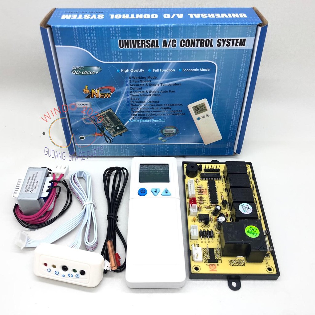 MODUL AC UNIVERSAL TYPE PCB QD-U03A+ | AC CONTROL SYSTEM | MODUL AC + PCB SET