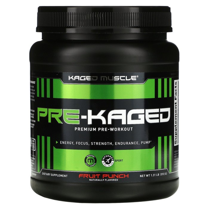 Kaged Muscle PRE-KAGED Premium Pre-Workout 592 g