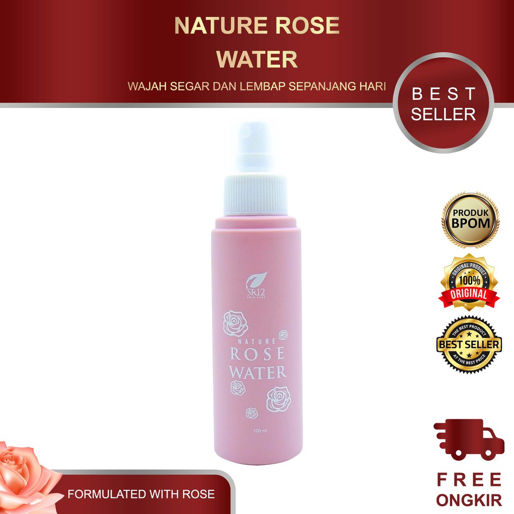 ROSE WATER SR12 100ML/ SETTING SPRAY / FACE MIST