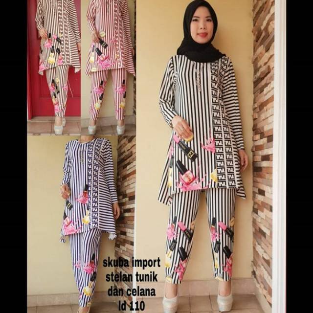 SET TUNIK SCUBA LD 110-120