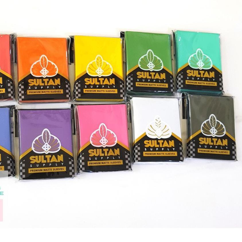 ➢ Sultan Djinn Premium Sleeve Matte Kpop Photocard Pokemon TCG MTG Inner Sleeve Board Game Card ♫