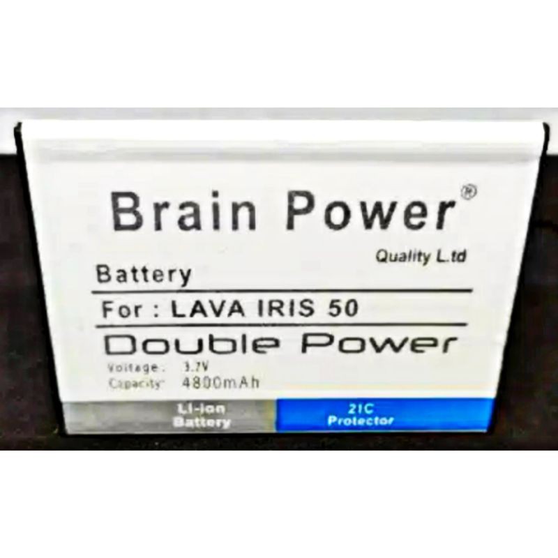 BATERAI BATRE BATTERY LAVA IRIS 50 / LBI12000025 BRAIN POWER