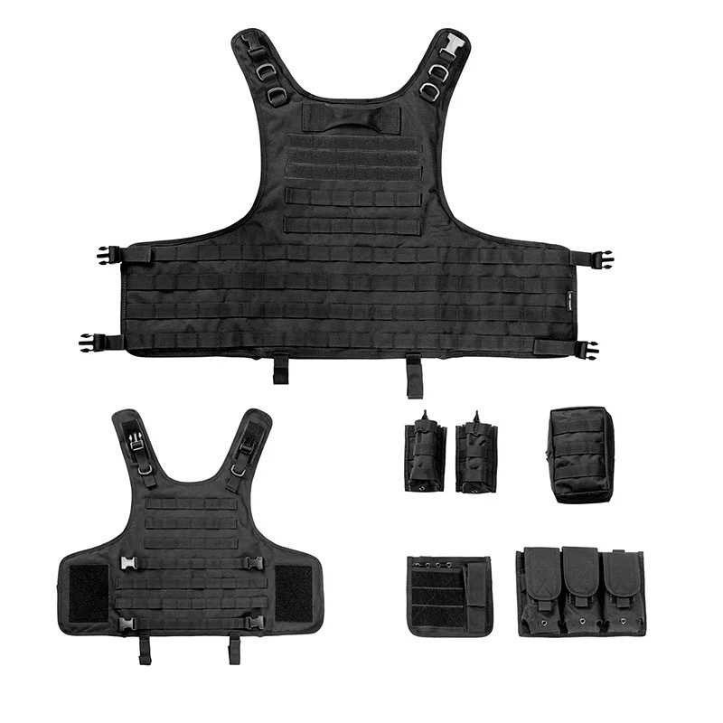 Rompi Pelindung Airsoft Outdoor Multi Slot Tactical Vest Combat Pocket