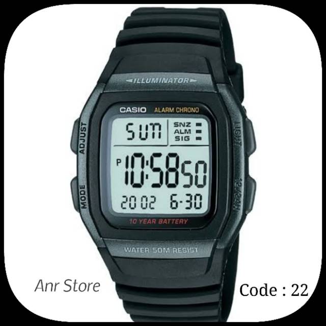 Tali Jam Casio W-96 H W96H W 96 H