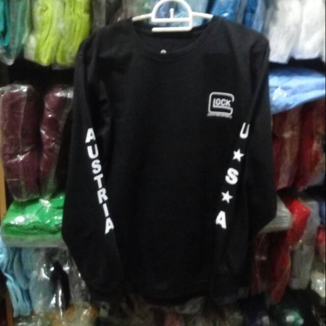 Kaos baju lengan panjang long sleeve glock
