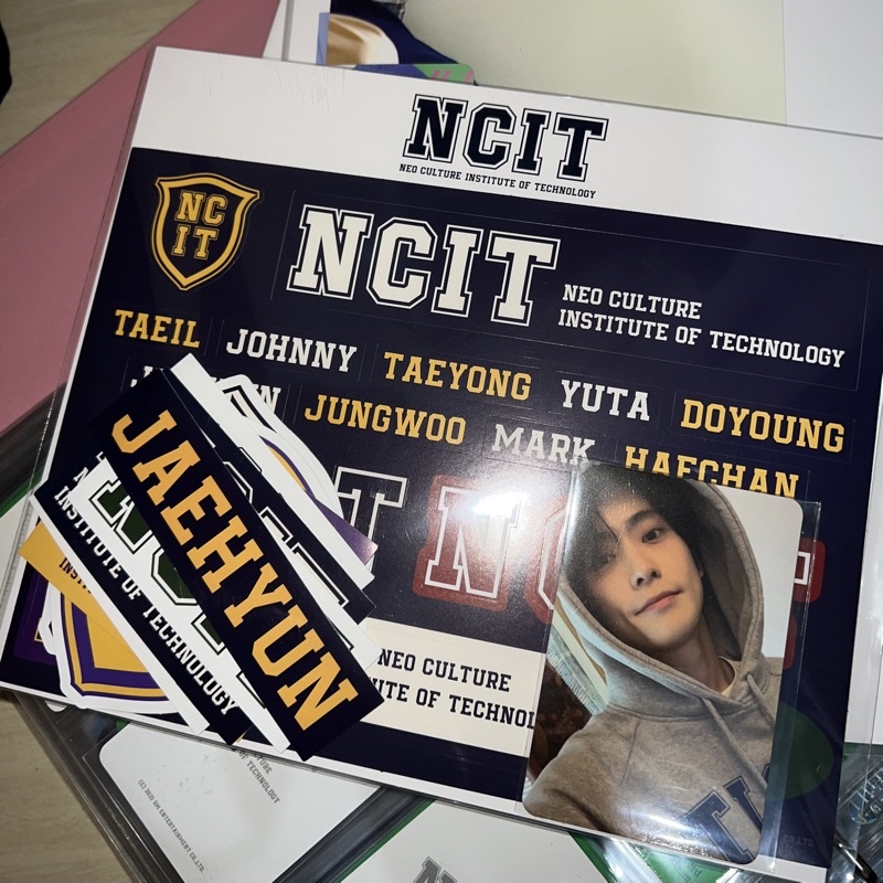 NCIT Deco Sticker Laptop Jaehyun