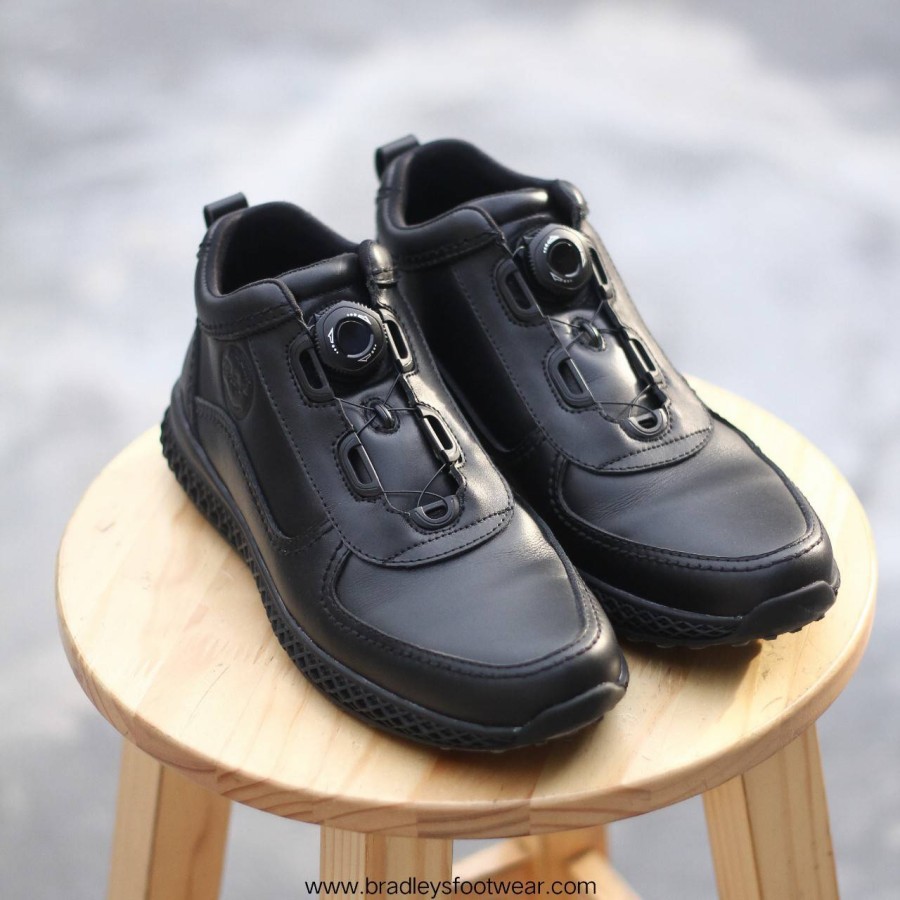 SEPATU KULIT ASLI BRADLEYS HERO ORIGINAL BLACK SNEAKERS LIMITED BLACK