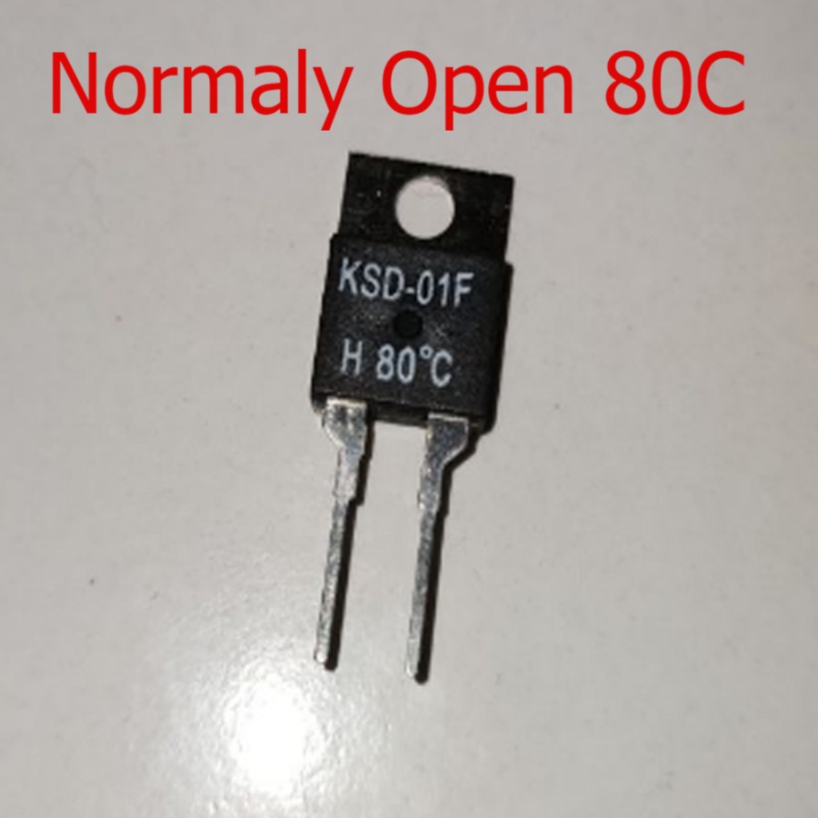 KSD-01F KSD01 KSD H 80C Thermal Switch Temperature Sensor Thermostat NO