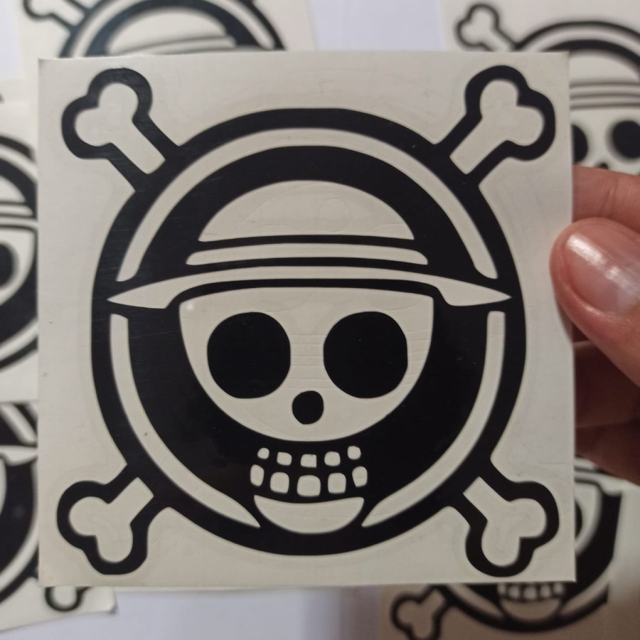 cutting Stiker sticker anime onepiece mobil motor dinding wallpaper