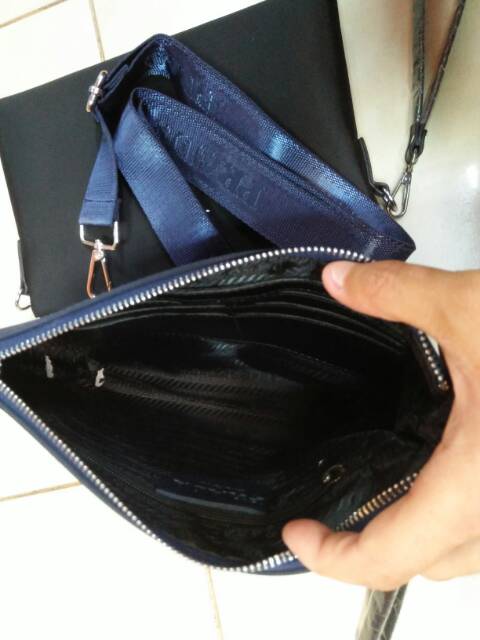 Handbag kanvas slempang import