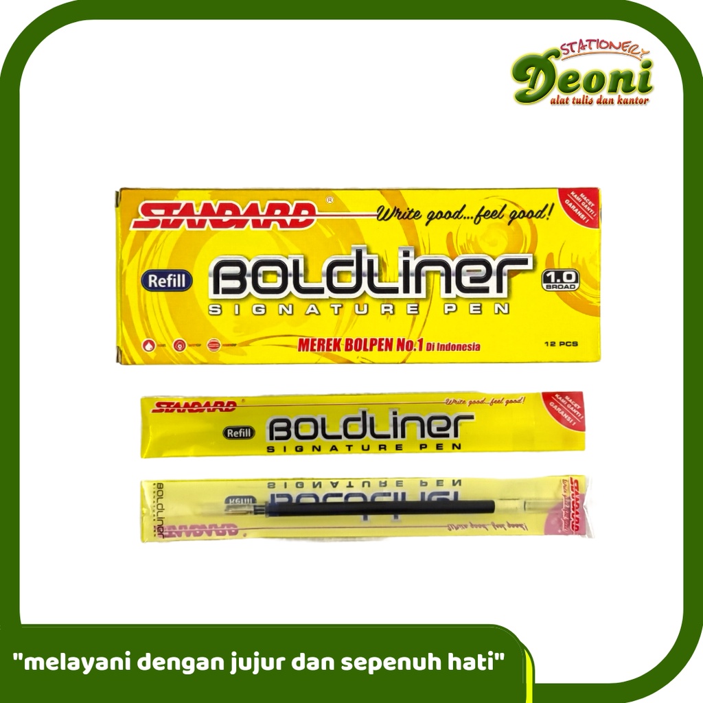 

STANDARD Refill Boldliner Signature Pen / Isi Ulang Pulpen Pena 1.0 mm