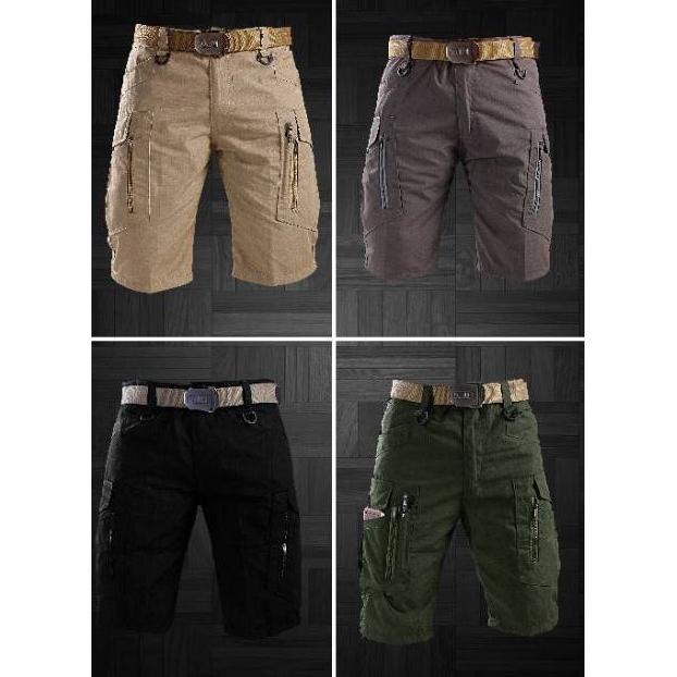 Atjin- Celana Pendek W-Tac Pria Kualitas Ori Tebal Dan Anti Gesek (Tidak Berbulu) [ Size 28-44]