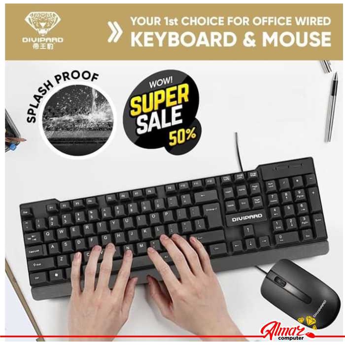 keyboard mouse Divipard mk310 wired usb