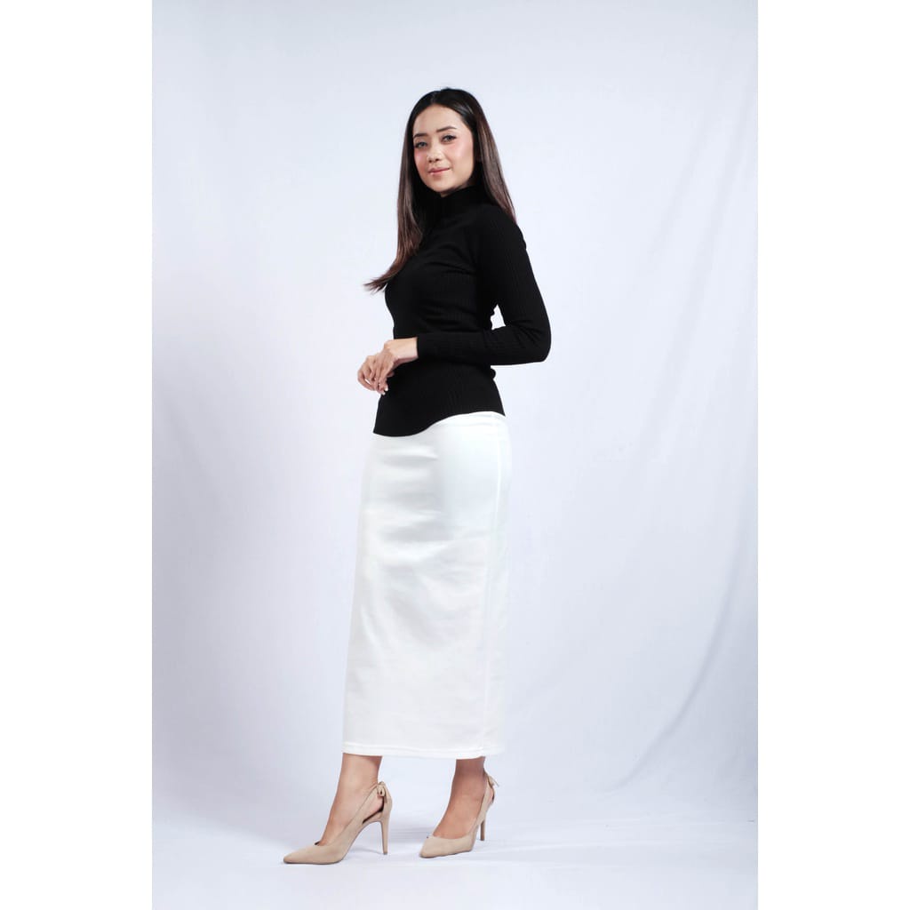 ROK SPAN SCUBA / ROK SCUBA PANJANG PREMIUM / MUSLIM SKIRT / ROK WANITA MUSLIM / ROK KERJA