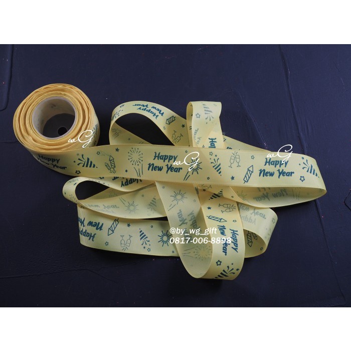 

Pita Happy New Year - Kuning Muda ;Lebar 3.8 cm ;Panjang 20 yard