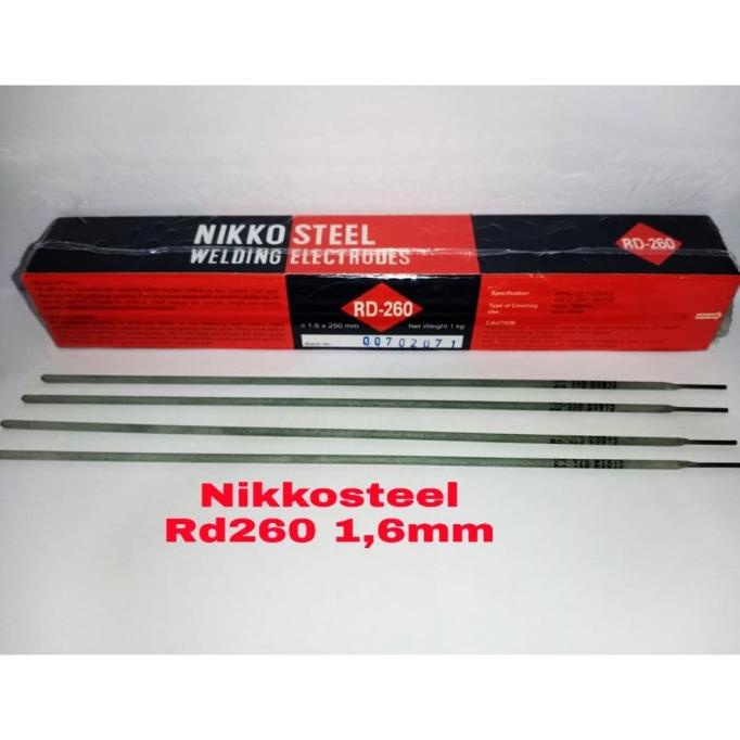 Kawal Las Elektroda Kawat Las Listrik Nikko Steel Rd260 1,6Mm