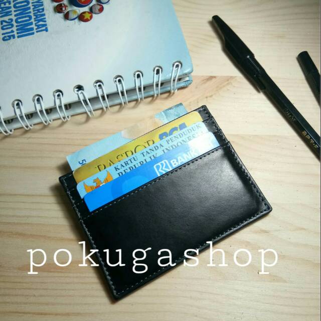 Dompet kartu kulit asli / dompet pria /dompet mini /dompet kartu kulit