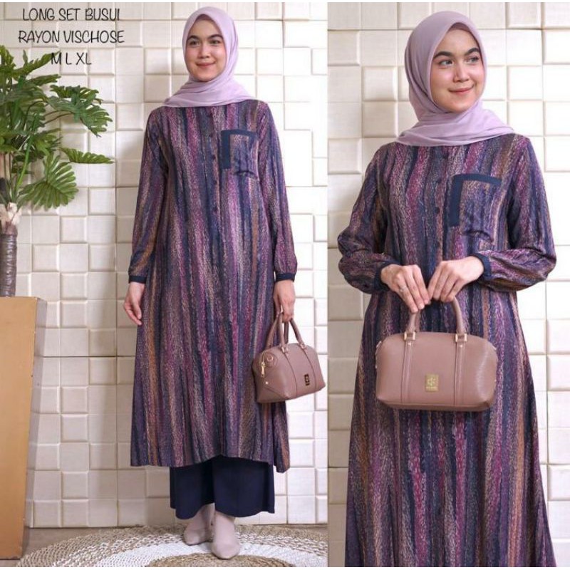 long set busui,tunik terbaru,set tunik cantik