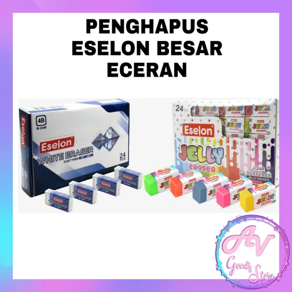 

1PCS PENGHAPUS BESAR ES24 ECERAN / 1buah Penghapus Pensil / Setip Murah