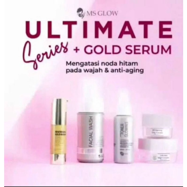 PAKET ULTIMATE & GOLD SERUM MS GLOW