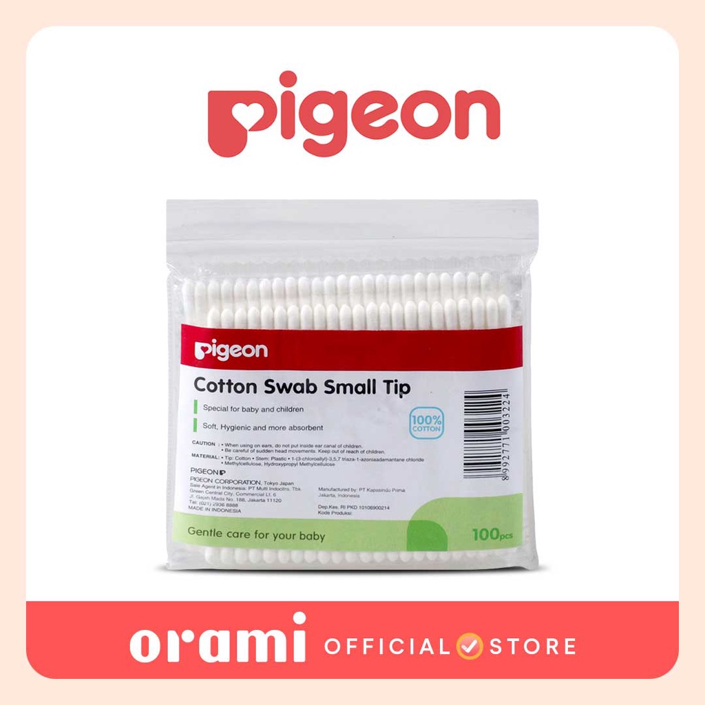 Pigeon Cotton Swab 100's Small Tip | Shopee Indonesia