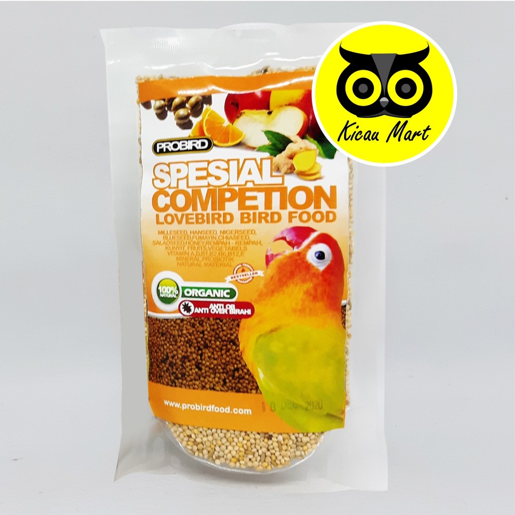PAKAN MAKANAN LOMBA KONTES BURUNG LOVEBIRD NGEKEK KONSLET BIJI MILLET SPESIAL COMPETION PROBIRD PSPCLSR