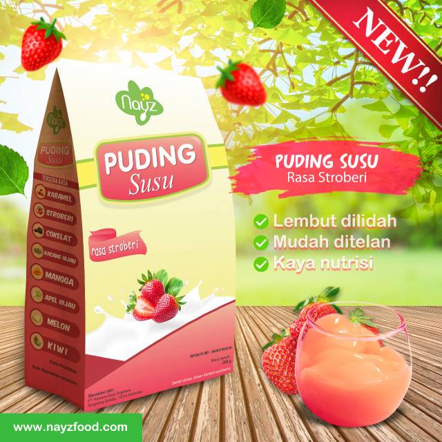 NAYZ PUDING SUSU anak Halal 200gr
