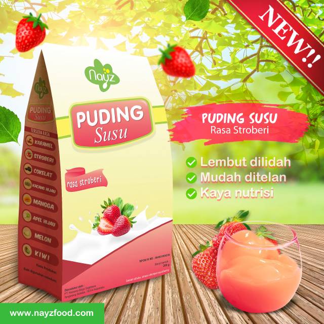 NAYZ PUDING SUSU anak Halal 200gr