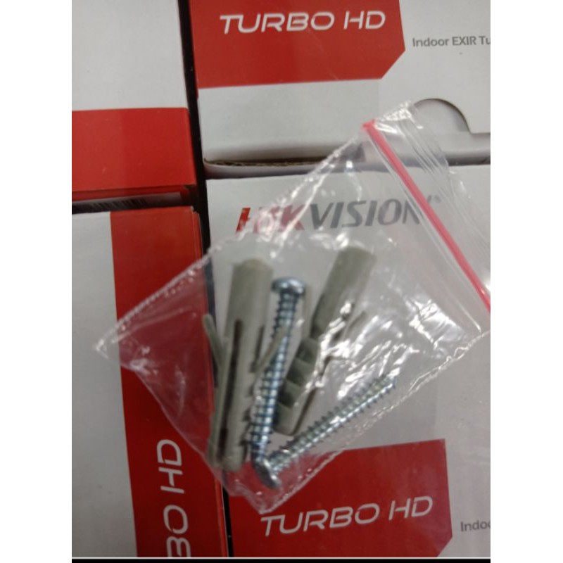 paket camera cctv 6 kamera hikvision 5mp dual light colorvu + audio build built in mic 8 channel ch bisa rekam suara 8ch