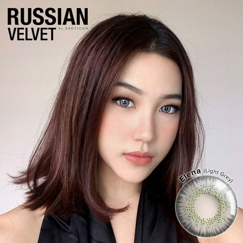 [ NORMAL ] SOFTLENS RUSSIAN ELLENA LIGHT GREY 14,5mm