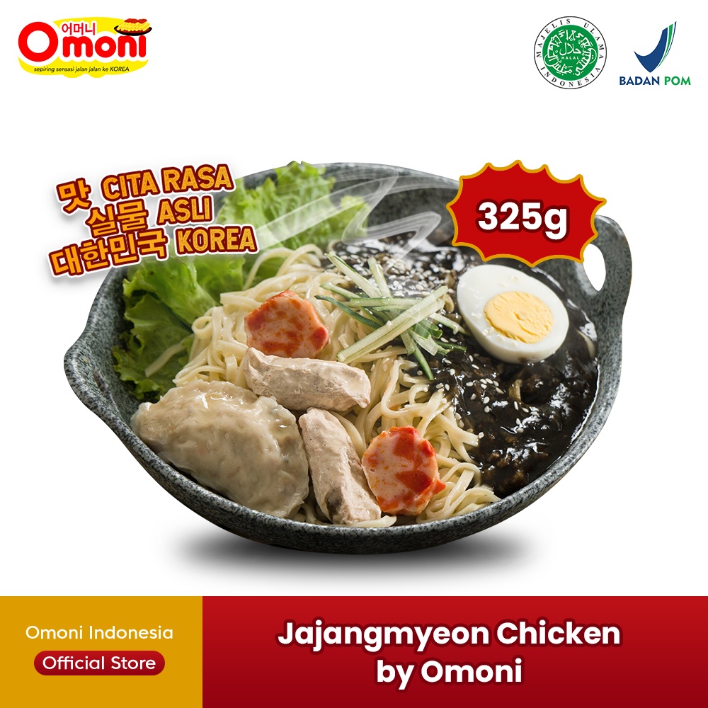 

Jajangmyeon Chicken Omoni 325g Halal Paling Puas Porsinya