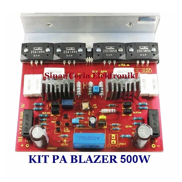 KIT AMPLIFIER BLAZER 500W TR1494-3858 ASLI