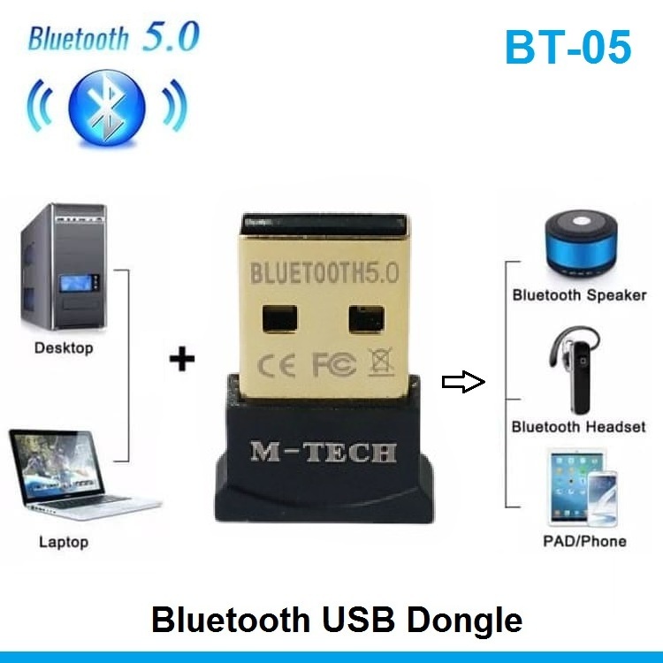 Bluetooth V5.0 Adapter USB Dongle