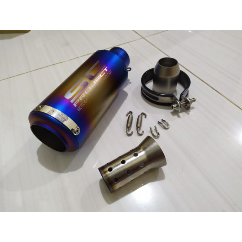 knalpot racing sc project bulat ori taiwan slencer only