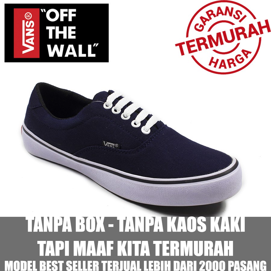 Big Sale!! Sepatu Vans Casual Pria Era Authentic Oldscull Hitam/Marun /Navy/Abu sekolah