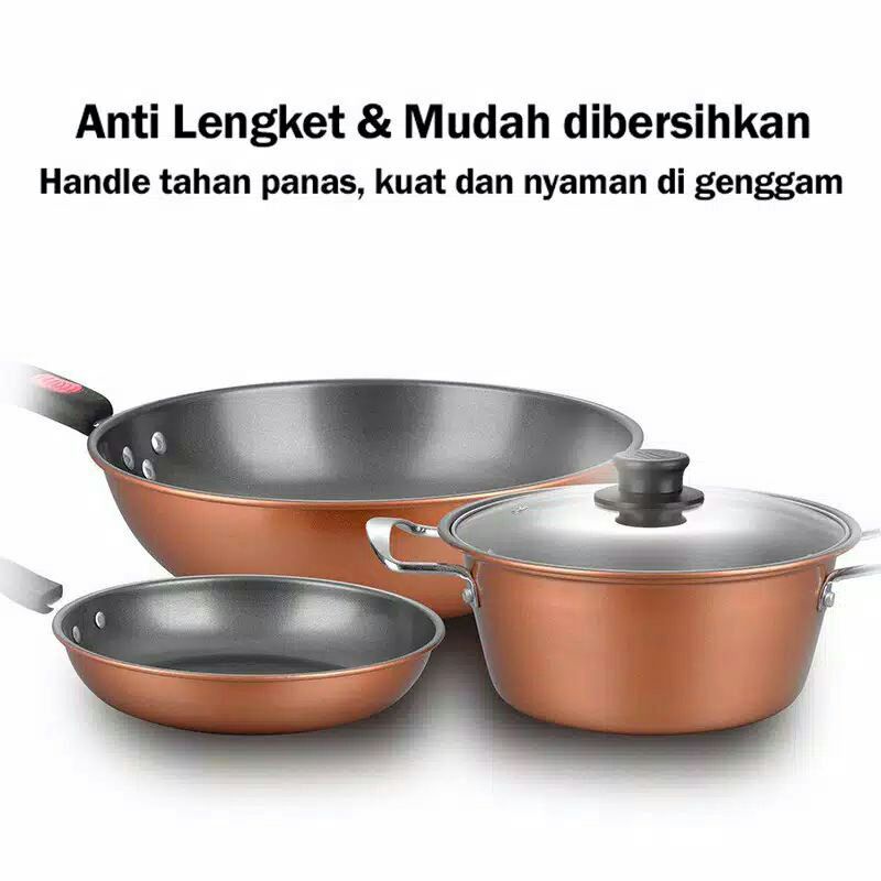 Panci Teflon Set Gm Bear