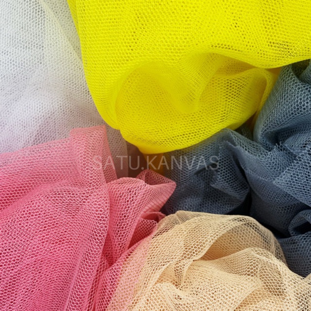 Kain TILE HALUS POLOS  / SOFT TULLE