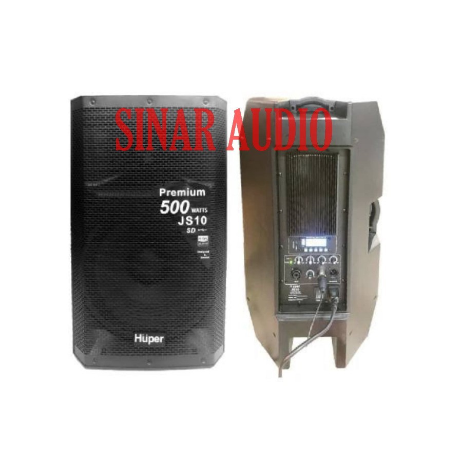 SPEAKER AKTIF HUPER JS10 HUPER 15INCH JS 10 ORIGINAL  PER 2 PCS ORI 100 PERSEN