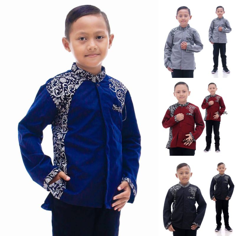 BAJU KOKO ANAK LENGAN PANJANG