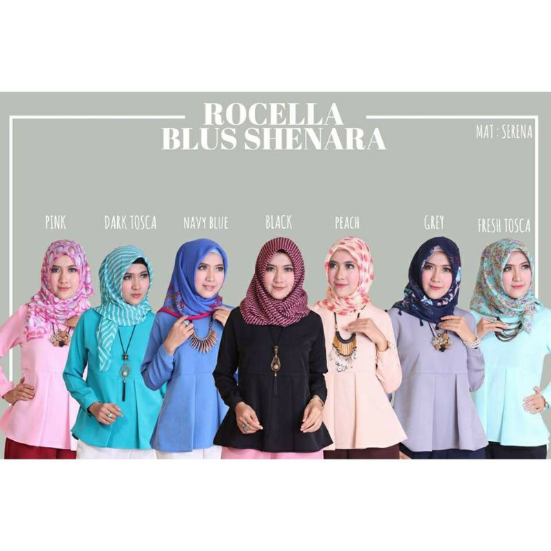 ATASAN  SHENARA HITAM ||  ROCELLA