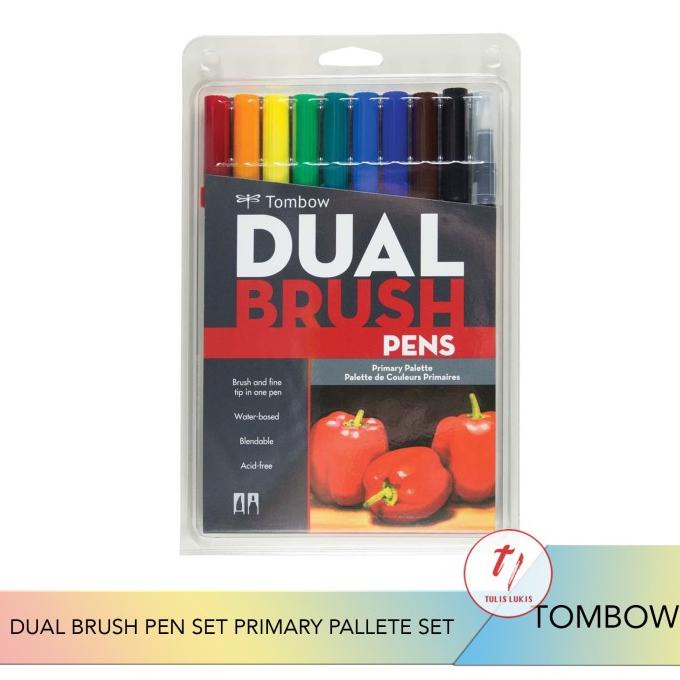 

TOMBOW ABT DUAL BRUSH PEN - PRIMARY SET PALLETE