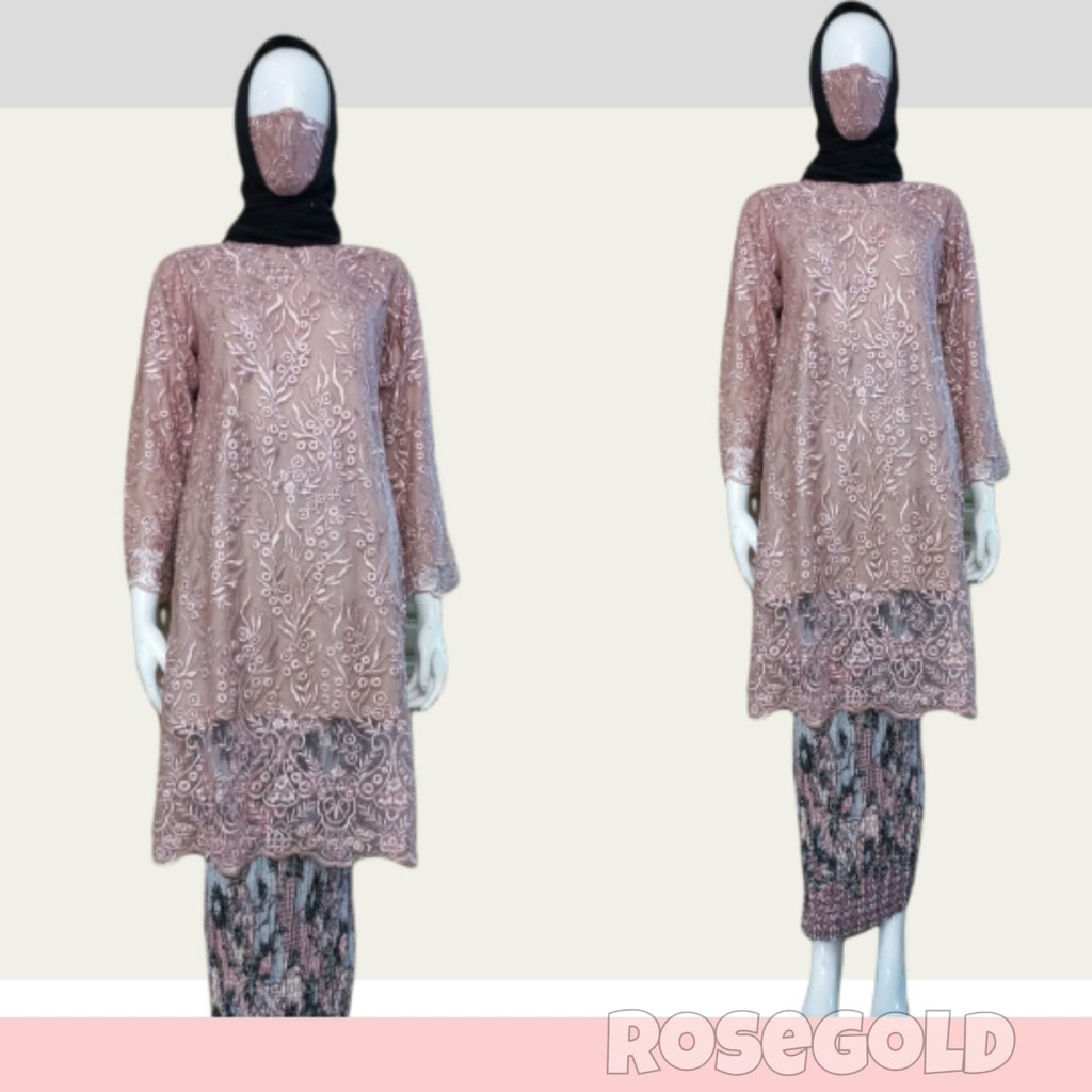 SET TUNIK TULLE MUTIARA MALIKA