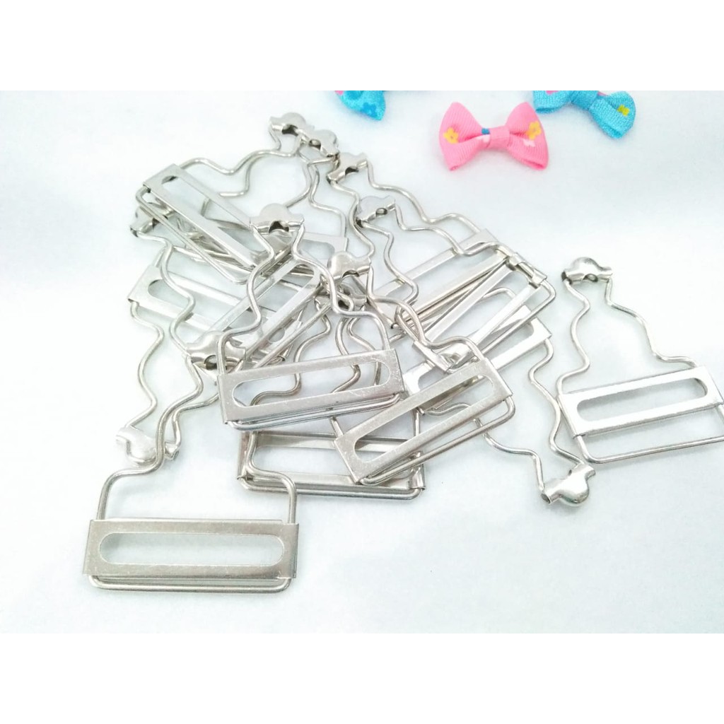 Gesper jojon nikel perak lusinan