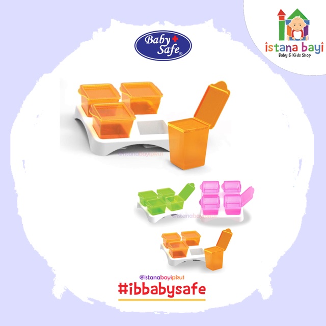 Baby Safe Multi Food Container - Alat Mpasi bayi/baby safe AP009