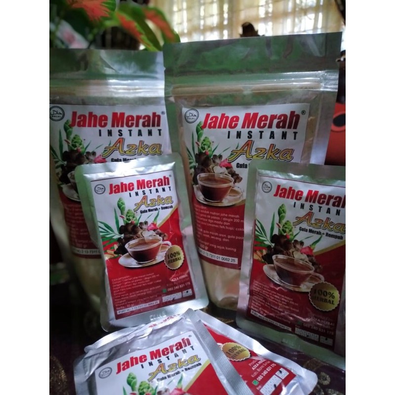 

Jahe Merah Instant gula merah + rempah 250 g