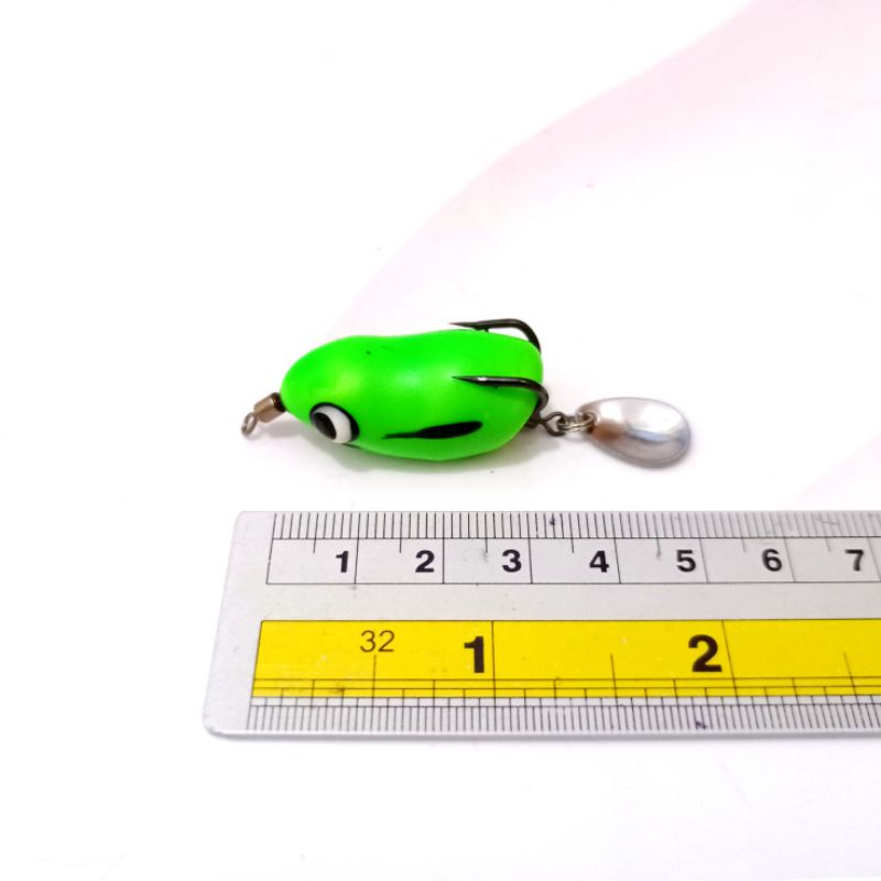 Soft Frog Mini 3,5cm 4gr Blade - Umpan Casting Gabus / Haruan Ultralight Softfrog UL