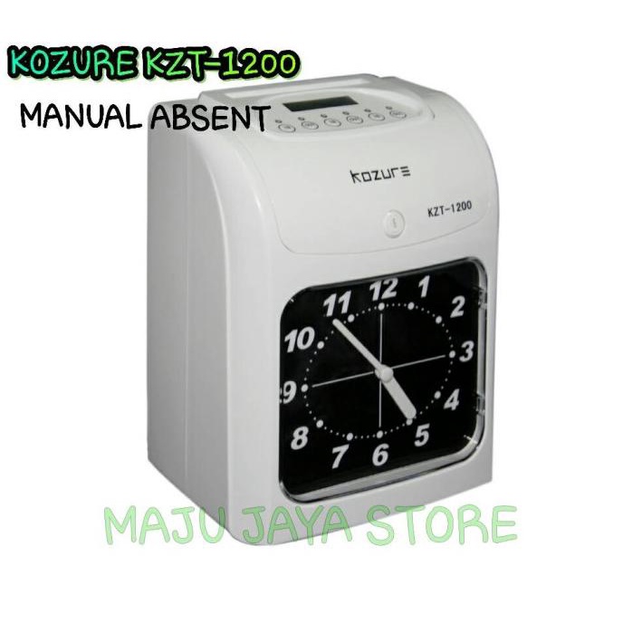 MESIN ABSEN MANUAL / KARTU. KOZURE KZT 1200 stock ada